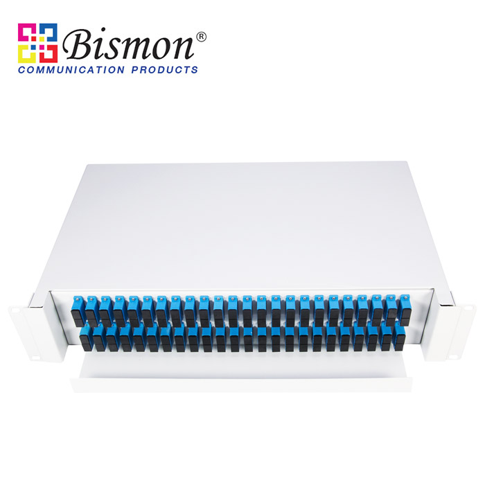 96 Port SC ODF-Slide Rack mount Fiber optic 2U (SC)(Complete set)